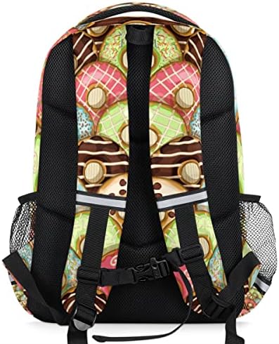 CFPolar krofne šareni slatkiši (01) Studentski ruksak sa školskim ruksakom za prijenosnog pretinca za