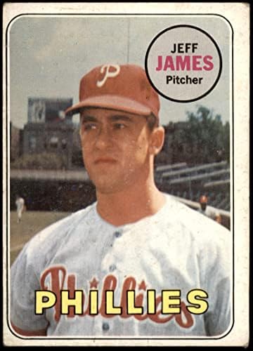 1969 TOPPS 477 Jeff James Philadelphia Phillies Fair Phillies