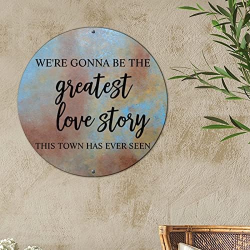 Biblijski inspirativni citat Rustikalni vintage trijem Mi ćemo biti najveća ljubavna priča