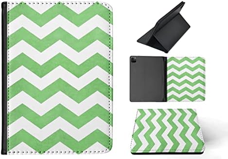Zeleni zig zag uzorak 3 Flip tablet poklopac kućišta za Apple iPad Pro 11 / iPad Pro 11 / iPad Pro 11
