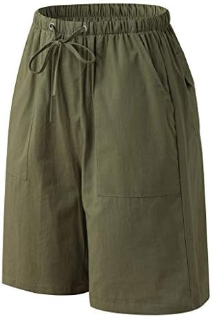 Kratke kratke hlače labave visoke vezice elastični čvrsti ležerni struk muški s džepovima struk
