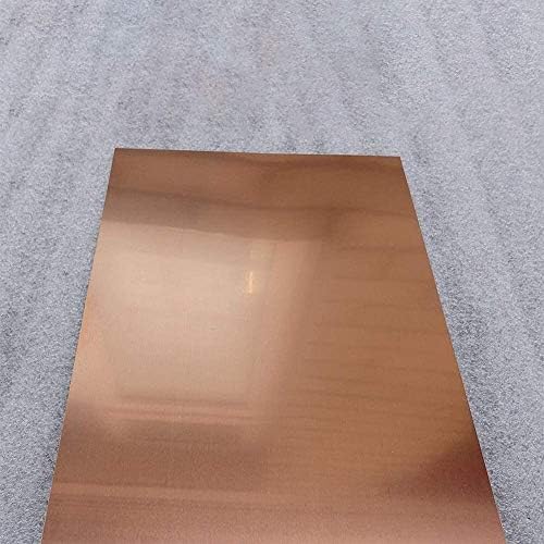 YIWANGO bakar lim 99.9% Cu folija ploča obradivi bakra listova za emajliranje, električni 100 x 150mm / 3. 9