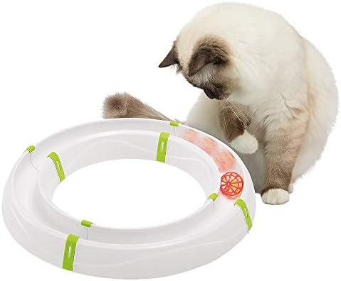 Ferplast interaktivna igračka za mačke Magic Circle, teaser cat Toy, Modularni krug, uključena