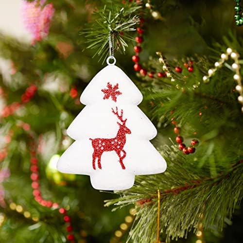 Mini božićni ukrasi postavljeni božićni drv privjesak Božić ukrasi za zabavu Kućni stolni ukrasi Božić
