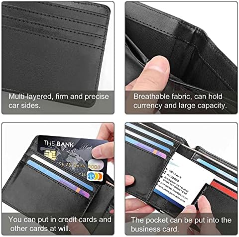 Kokain Formula Bifold Novčanik PU koža tanka torbica džepni novčanik sa držačem kartice za muškarce