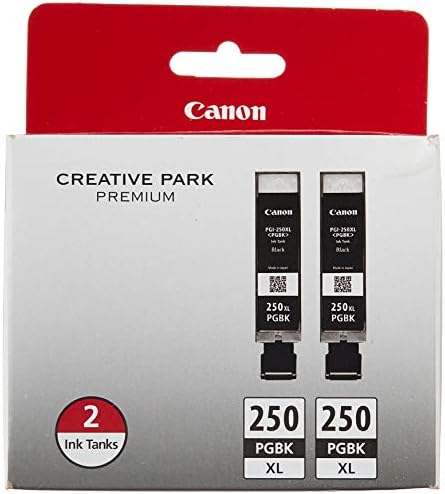 Canon PGI-250XL Crni Twin Pack kompatibilan sa MG6320, MG7220 & MG5420, MG6420, MG5520, MG7520, MG6620,