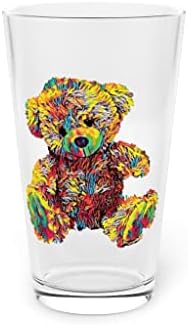 Pivo staklo Pinta 16oz plišani medvjed punjene igračke entuzijasta Gag Tee Shirt poklon Urnebesna Kawaii