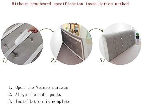 Pengfei Bedside Backrest Jastuk za naslon Zidni tapecirani ublažavaju donji leđa Bol, pranje,