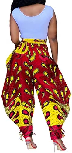 Vogtičke žene casual afričke print harem hlače hipi labavo široko ležaljke
