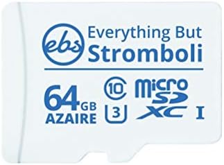 Sve osim Stromboli 64GB Azaire MicroSD memorijska kartica Plus Adapter radi sa Samsung Galaxy telefonima