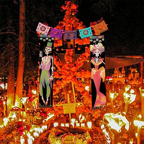 Ukrasi za Noć vještica Meksička zabava Dia de los Muertos Décor Dan mrtvih ukrasa šećerni