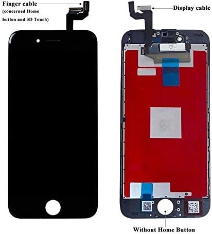 Qtlier iPhone 6s zamjena ekrana 4,7 Crna, LCD ekran & amp; digitalizator ekrana osetljivog na dodir sa 3D