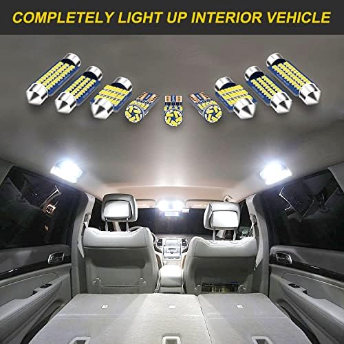 Zamjena kompleta LED unutrašnjeg svjetla za Jeep Compass 2017 2018 2019 2020, sijalice registarske