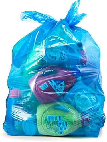 Recikliranje vrećica za smeće 55 galona, ​​velike plave plastične vrećice za smeće