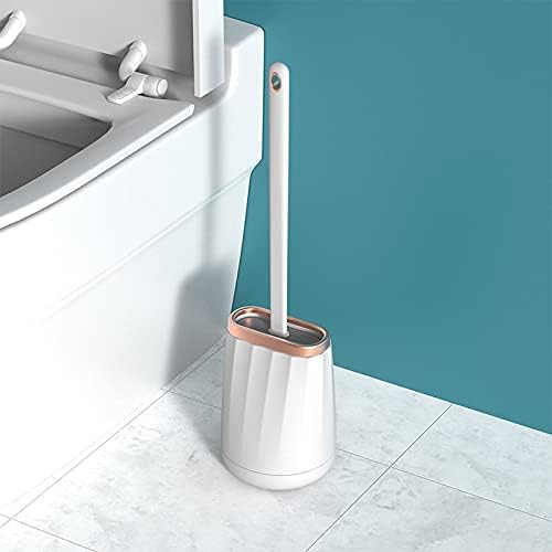 NC Light Luksuzna točkašta Kućna toaletna četkica WC dugačka ručka četkica WC-u Nema mrtve četkice Platinum