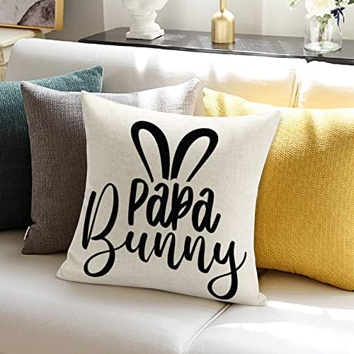 Papa Uskrsni jastuk jastuk vodkolor zečja jastuk za kofer Spring Sezona Cvijeće Jastuk za jastuk