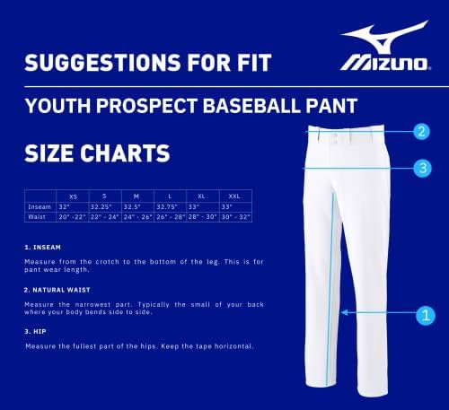 Mizuno Prospect bejzbol pantalone | poliester | praksa i rekreativna igra