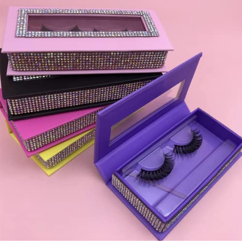 Pakovanje trepavica Bulk 3d 25mm Pink Lashes Case Glitter Diamond Eyelashes paket Lash Box