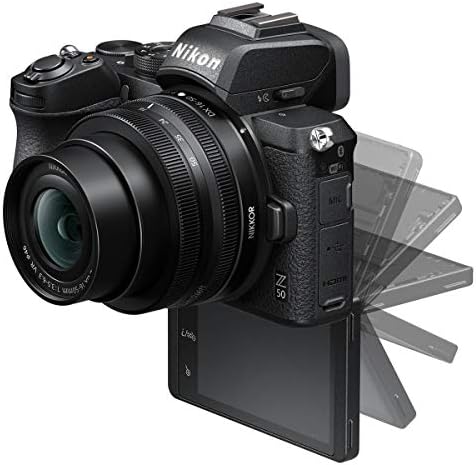 Nikon Z 50 DX-Format ogledalo kamera samo Flash paket sa Flashpoint TTL Flash, slučaj, 64GB SD kartica, komplet