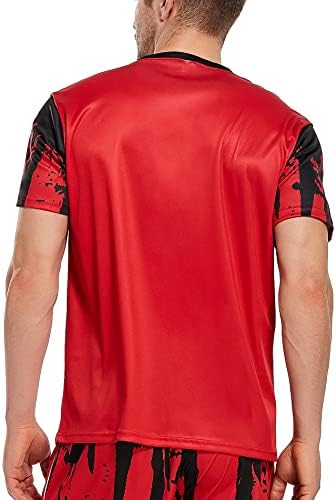 CenConel muške grafičke majice kratki rukavi sa vlagom Vježba atletsko trčanje teretana Casual
