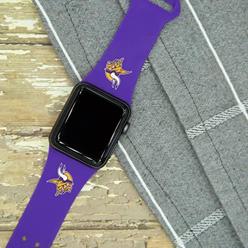 Vrijeme igre Minnesota Vikings Silikonski sportski sat Kompatibilan je sa Apple Watch-om