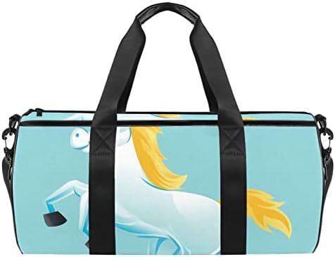 MaMacool Unicorn torba za nošenje preko ramena platnena putna torba za teretanu Sport Dance Travel Weekender