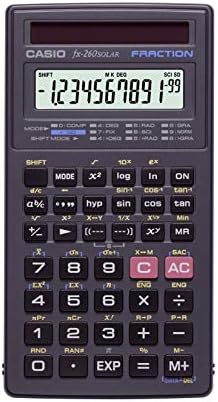 Casio FX 260 SOLAR II naučni kalkulator, crni