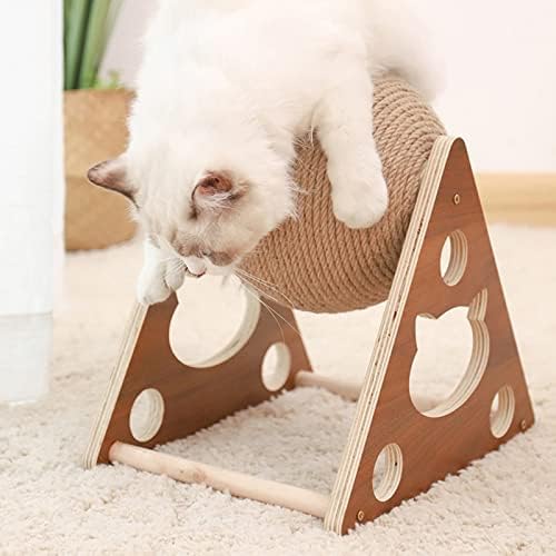 Mačka izgrebačka igračka izgrađena u Bell-u prirodna sisalna mačka grebanje kugla za rotabilnu kugličnu