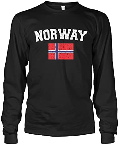 Cybertela Muška izblijedjela nevolje za majicu s dugim rukavima Norveška