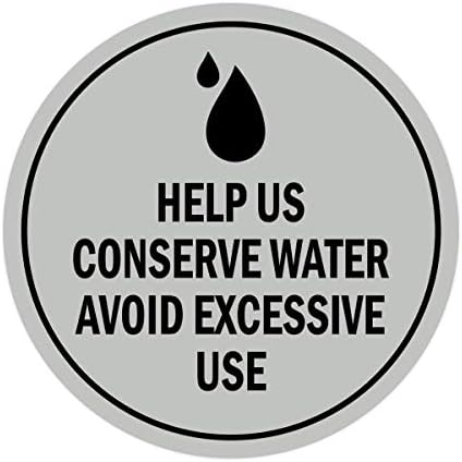 Znakovi Bylita Circle pomažu nam da uštedite vodu Izbjegavajte prekomjerne znakove upotrebe - srednje