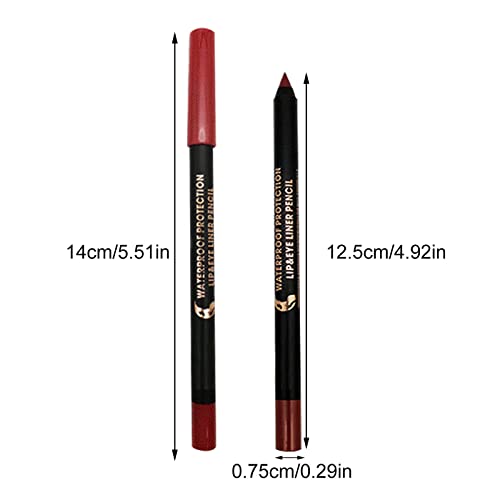 Outfmvch Eyeliner Makeup 15 boja eyeliner Gel Pen olovka za sjenilo za oči bez razmazivanja