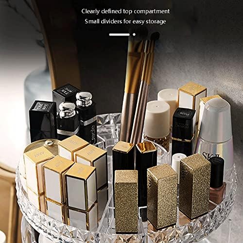 Jinzunbao Organizator šminke, rotirajuće ljepote 360 ​​stupnjeva za kozmetički parfemski nakit,