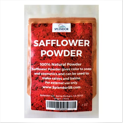 Sjajan puder safflonarskim prahom - Dodajte korisnu svojstva safflona u ručno rađena sapuna i kozmetičke