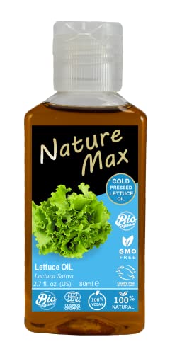 Priroda Max zelena salata ulje organsko prirodno Nerazrijeđeno čisto za kosu & amp; Njega kože & amp;