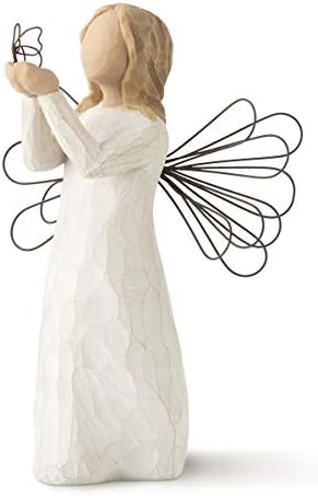 Vrbov anđeo slobode, isklesana ručno oslikana figura