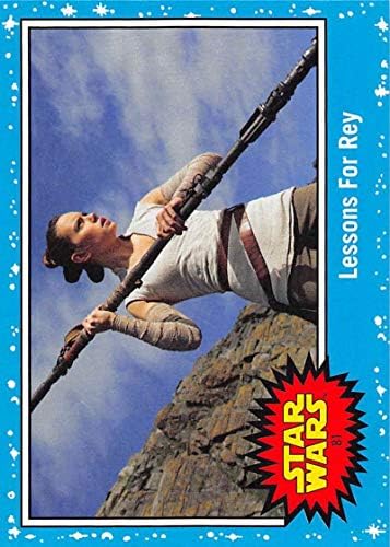 2019 TOPPS STAR WARS Putovanja za uspon Skywalker 81 Lekcije za Rey Trading Card