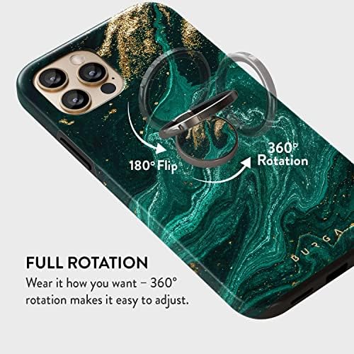 BURGA Moderan metalni držač prstena za mobilni telefon, postolje za držanje prsta rotacija za 360 stepeni,