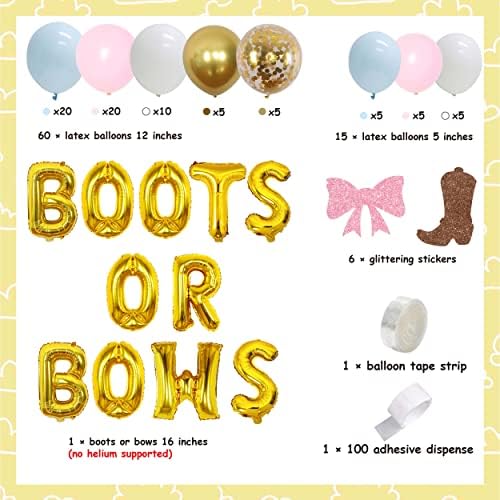 Čizme ili lukovi otkrivene dekoracije, zapadni kauboj ili kauboj za bebe dekoracije za bebe