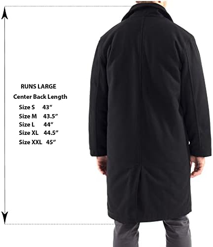 Alpski Švicarski Zach muški kaput vuneni mantil dužine koljena je veliki