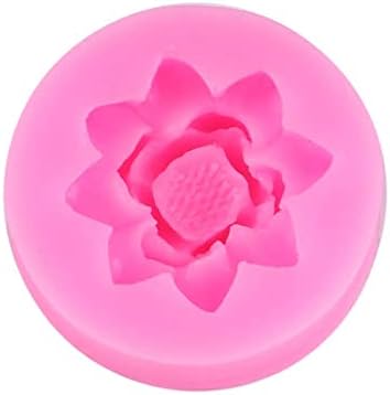 Generic 3D lotos cvjetni silikonski kalupi čokoladni kalupi kalupi za svijeće za DIY sapun Candy