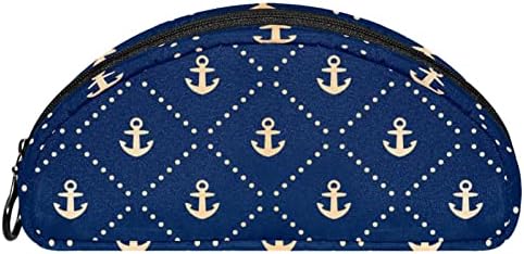 Tbouobt kozmetičke vrećice za žene, torba za šminku Travel Toaletska torba Organizator, mornarsko plavo zlatno