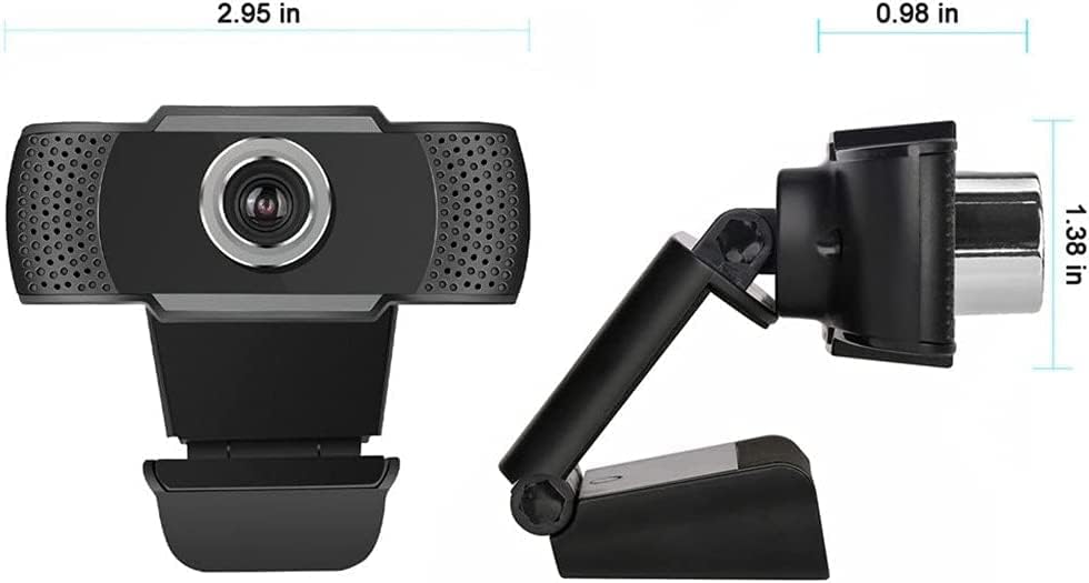 Adapey Webcam, 1080p megapiksela USB 2.0 Web kamera sa MIC-om za računalne računarske prijenosna računarska