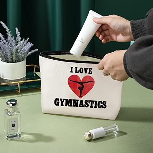 Volim gimnastiku šminke gimnastics pokloni smiješna kozmetička torba za teretanu opremu za sport