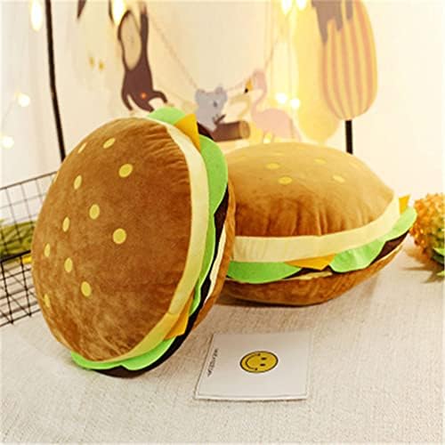 Dvadcc hamburger oblik bacaju jastuk pliša ogroman jastuk za meki kauč jastuk za jastuk za sunčanje za kućnu