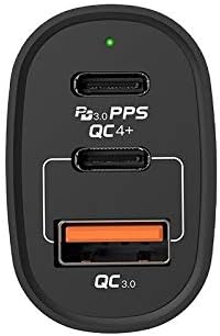 Car punjač Boxwave Kompatibilan sa Sony Walkman - Swift PS QC4.0 Auto punjač Plus, PD QC4.0 Auto punjač 60W