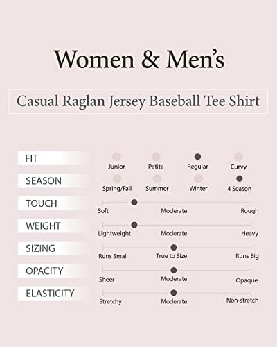 BAIEBLEUE globalne ženske Bejzbol majice - 3/4 rukav Casual Raglan dres Tee Osnovni Vintage Raglan rukav Top