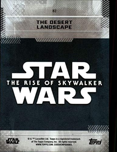2019 TOPPS Star Wars Raspon Skywalker serije JEDAN 82 Trgovačka kartica pustinjske pejzažne