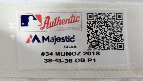 2018 St. Louis Cardinals Yiro Munoz 34 Igra Polovne krem ​​hlače 38-43-36 DP43312 - Igra Polovne MLB