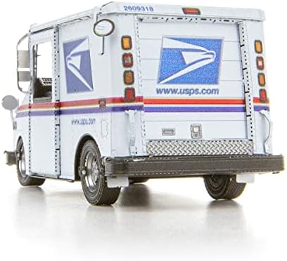 Metal zemlja USPS Llv Mail kamion 3d metalni model Kit fascinacije
