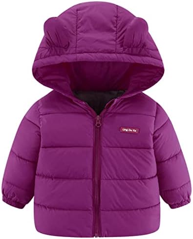 Dječji djeci Dječji dječaci Djevojke Zimska topla jakna Outerwears Pismo Bear uši kaputi sa kapuljačom kapuljačom